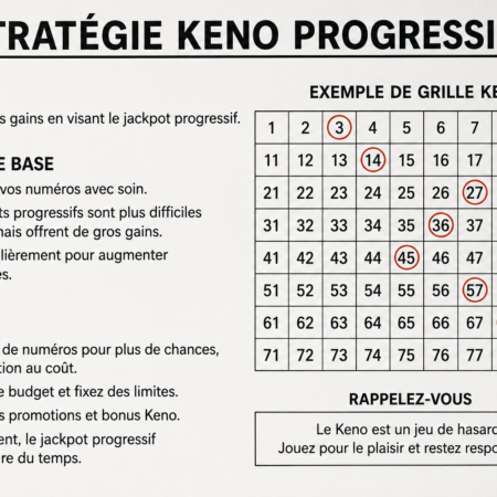 Stratégie Keno Progressif : Systèmes de Mise et Techniques de Sélection de Numéros 2026
