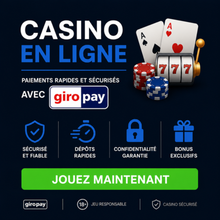Casino en Ligne Giropay : Paiement Bancaire Allemand et Suisse 2026